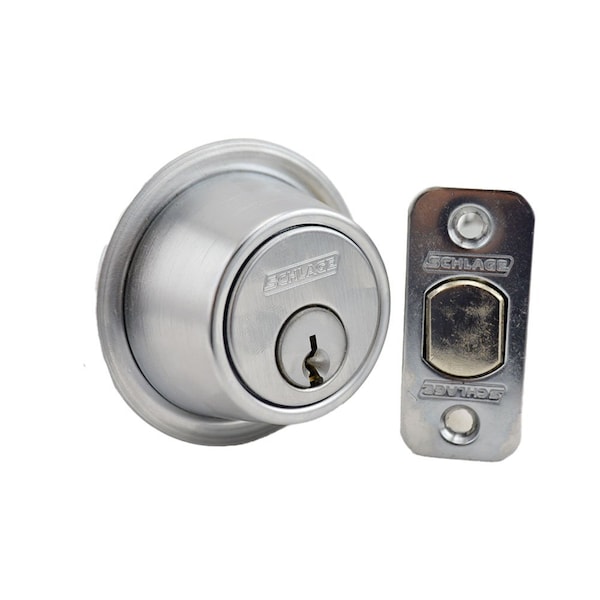 Schlage Commercial B562P626 Grade 2 Double Cylinder Deadbolt C Keyway 12287 Latch and 10094 Strike B562P626 - main